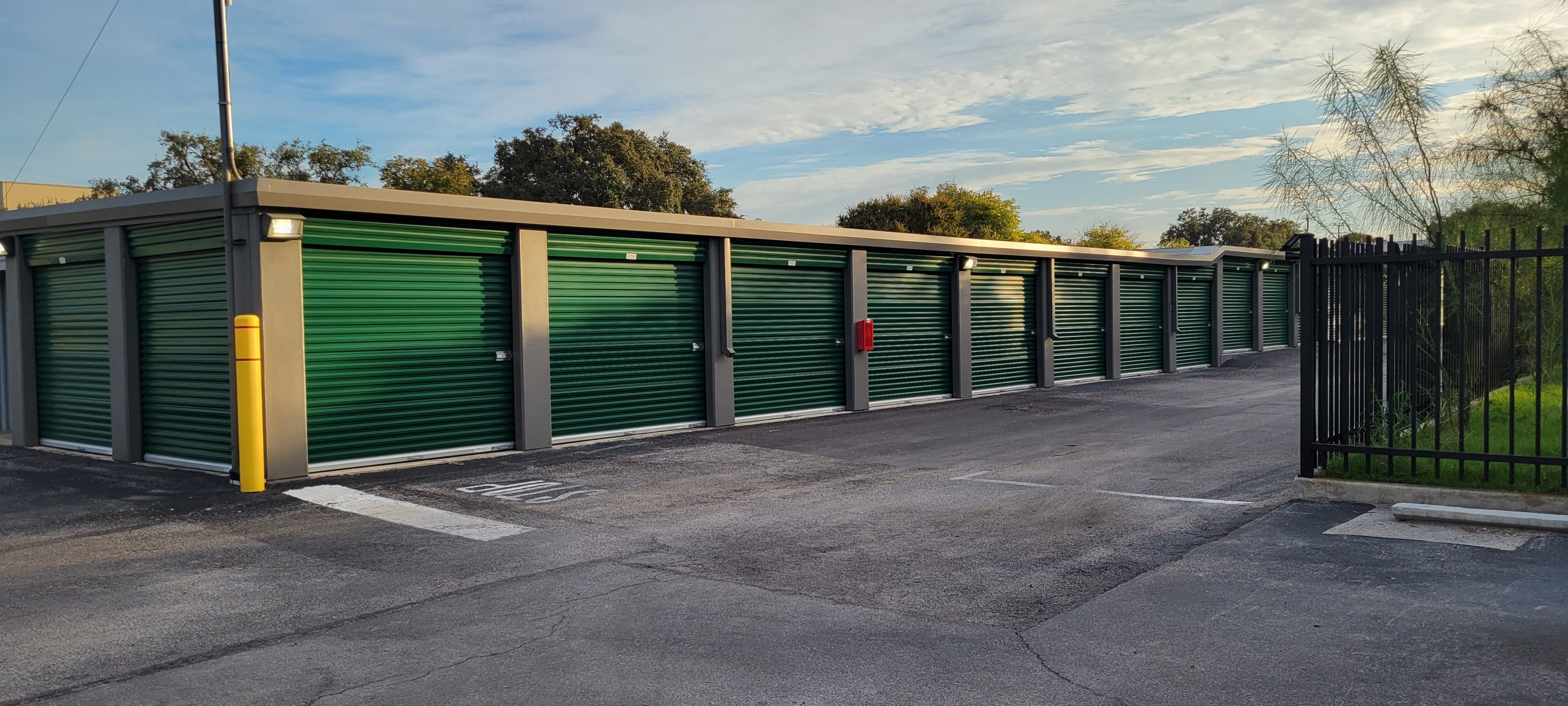 Self-Storage Facility with newly replace doors
