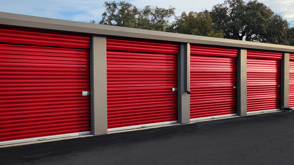 door replacement with noke - red doors