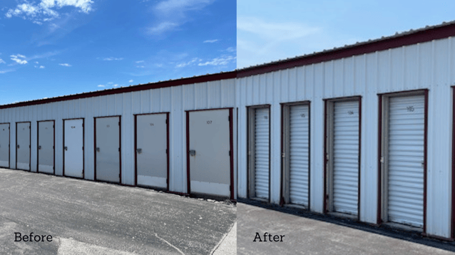 Before and after - farner storage