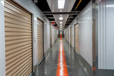 Smart Entry in Self-Storage Hallway