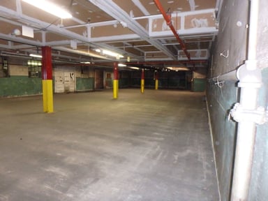 Inside of Old Building Before Self-Storage Conversion