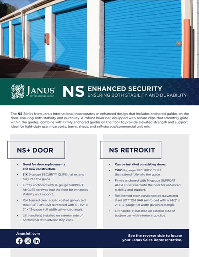 NS Series Brochure PDF Download | Janus International Group