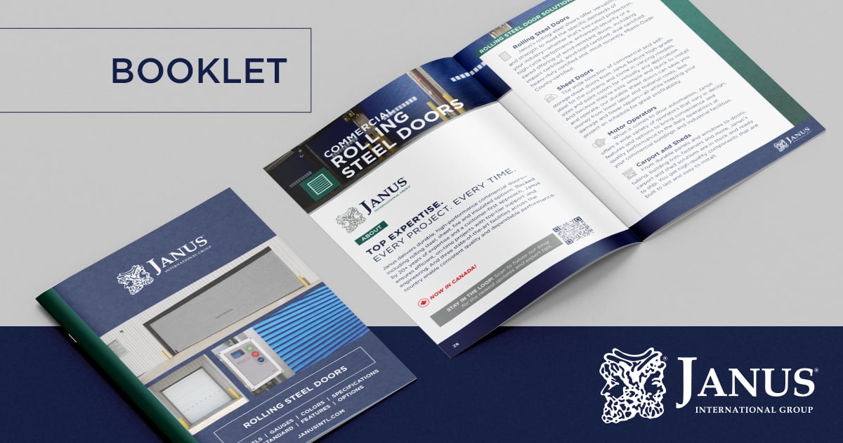 Janus rolling steel product catalog booklet