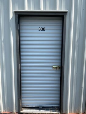 Unit 330 Roll-up Door after door replacement