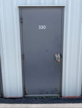 Unit 330 Swing Door before door replacement