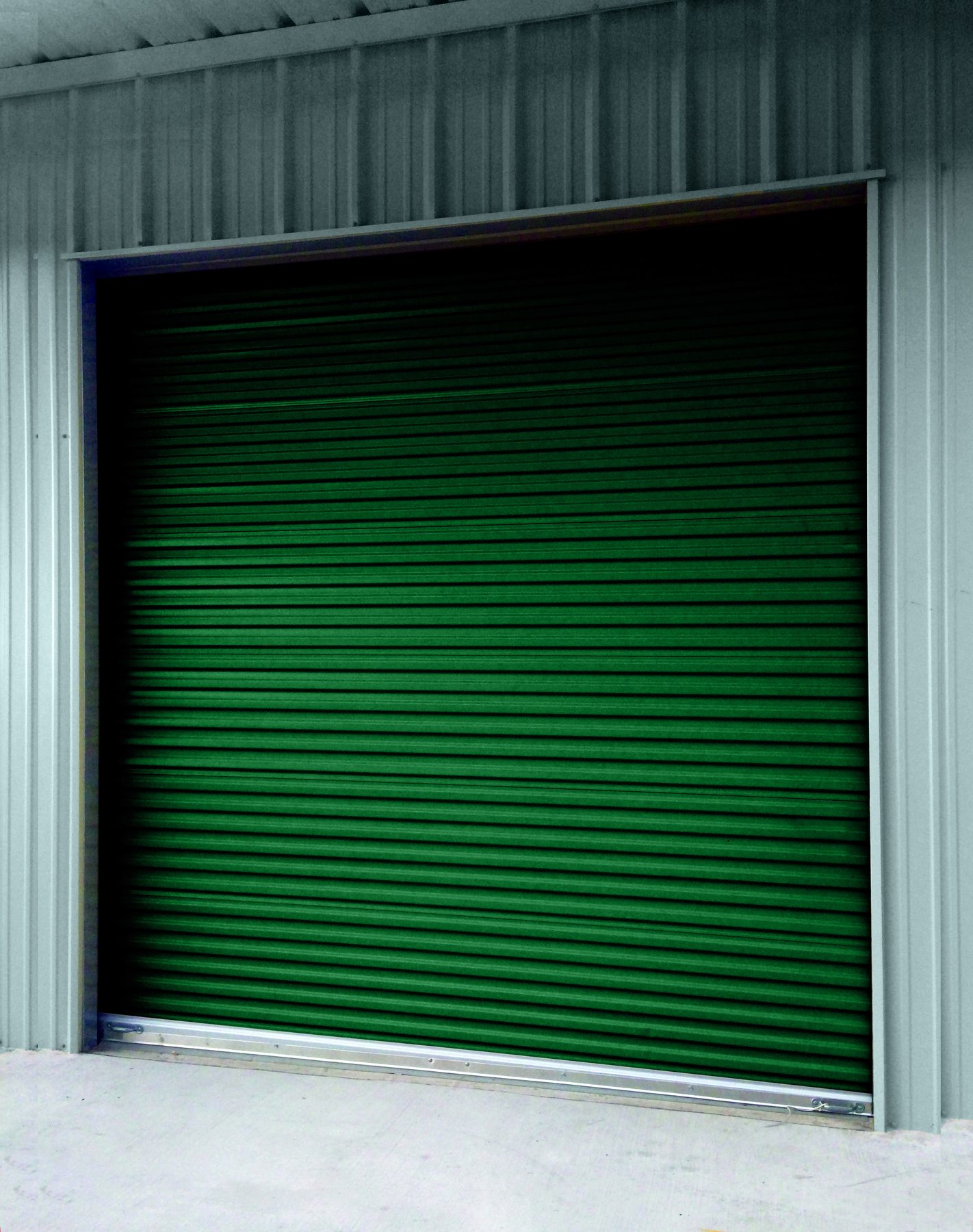 Forest Green Janus 1950 Series commercial door