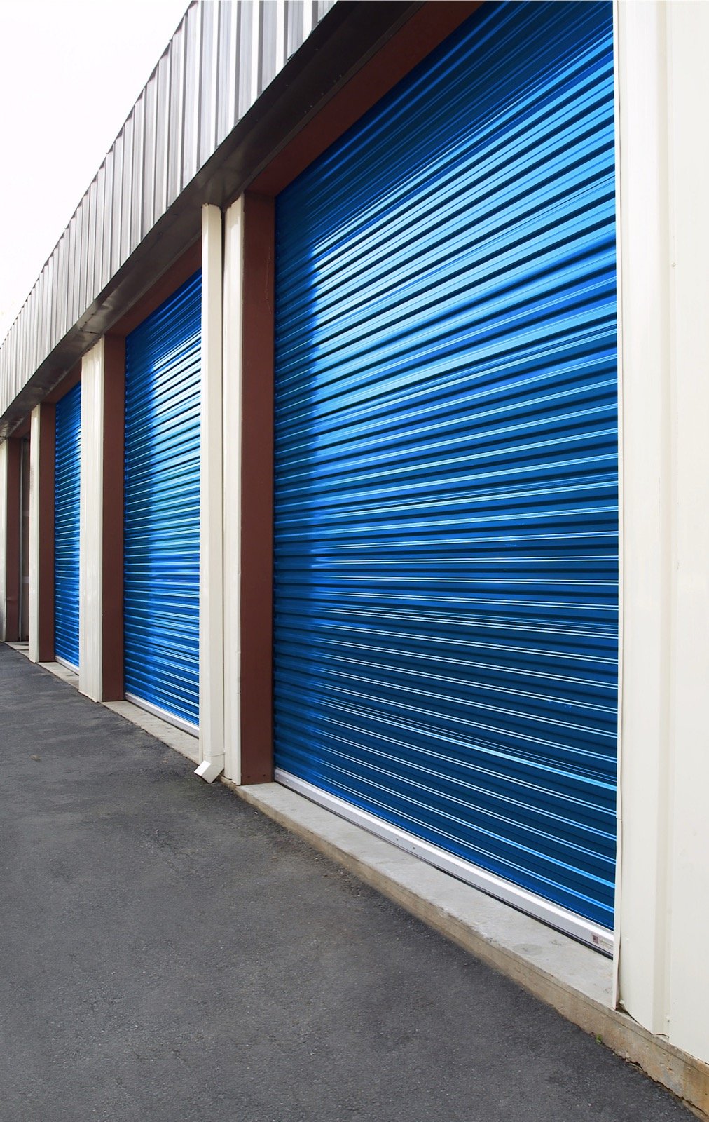Blue Janus Model 1100 commercial roll-up doors