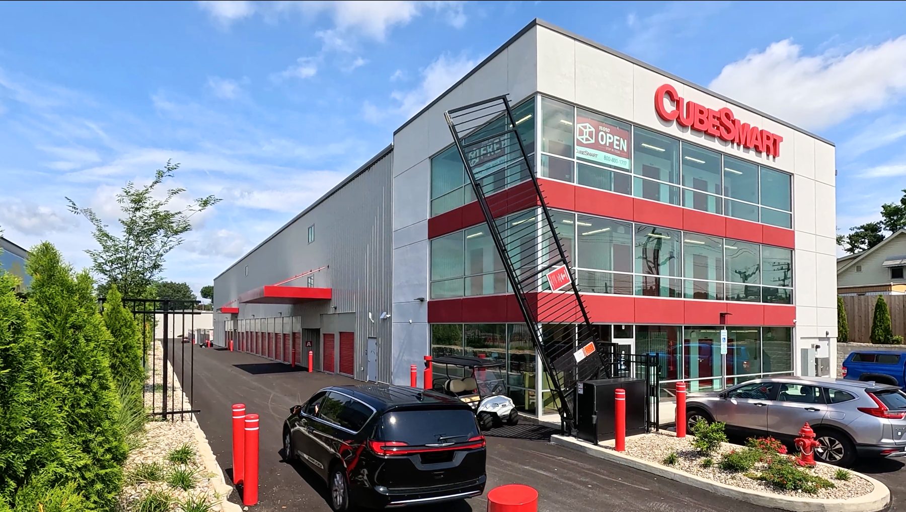 CubeSmart East Nashville facility built with Janus doors and Nokē