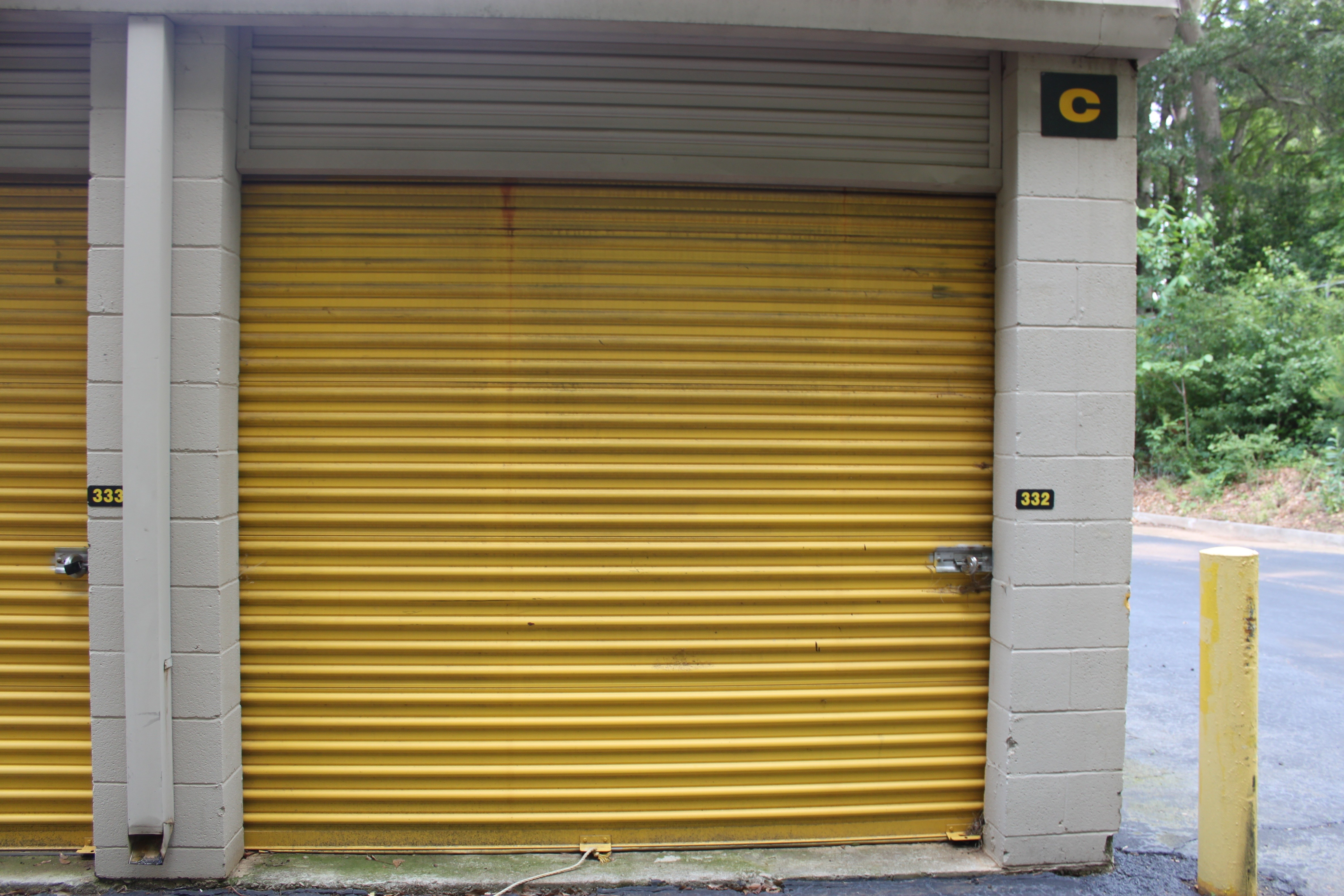 Self-Storage Facility with newly replace doors