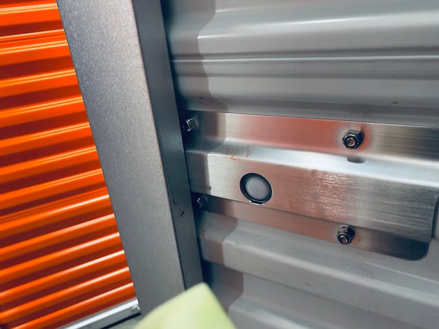 Thermal motion sensor on the back of Noke ONE Smart Lock