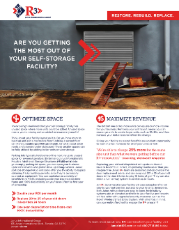 Infographic sheet on R3 by Janus International