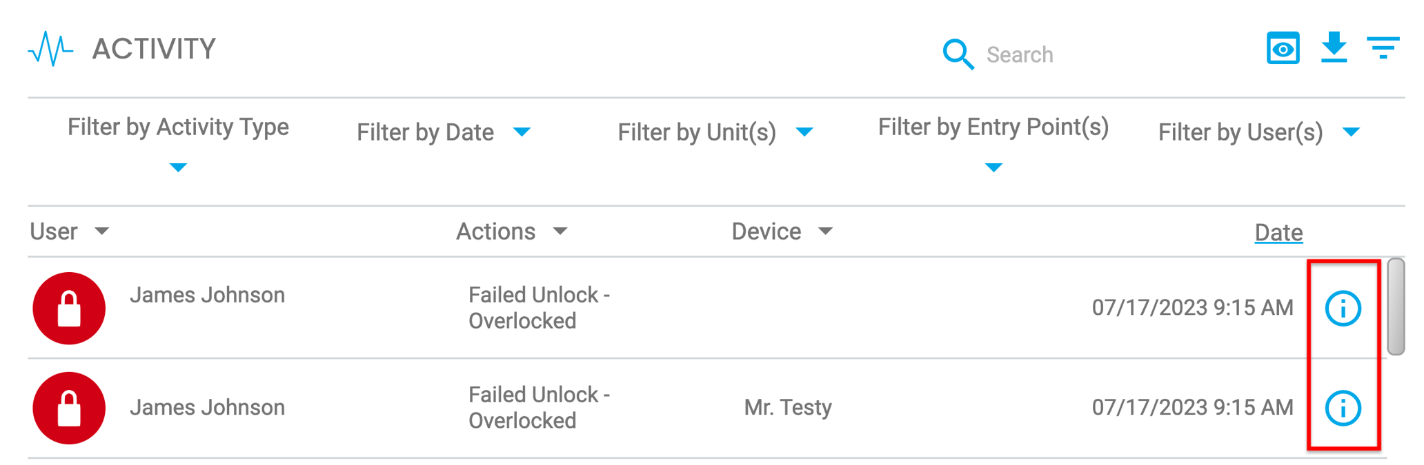 Using the Device Information to Troubleshoot Issues