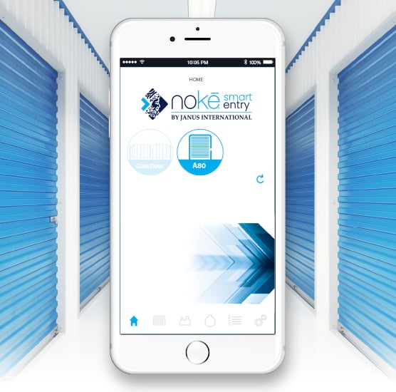 Noke smart entry mobile app
