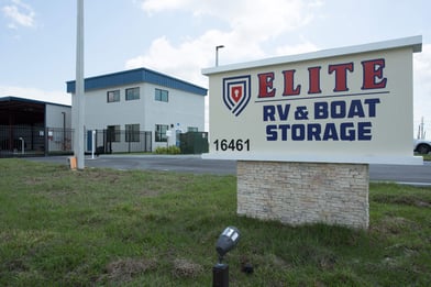 Self-Storage Gate at Elite RV & Boat Storage