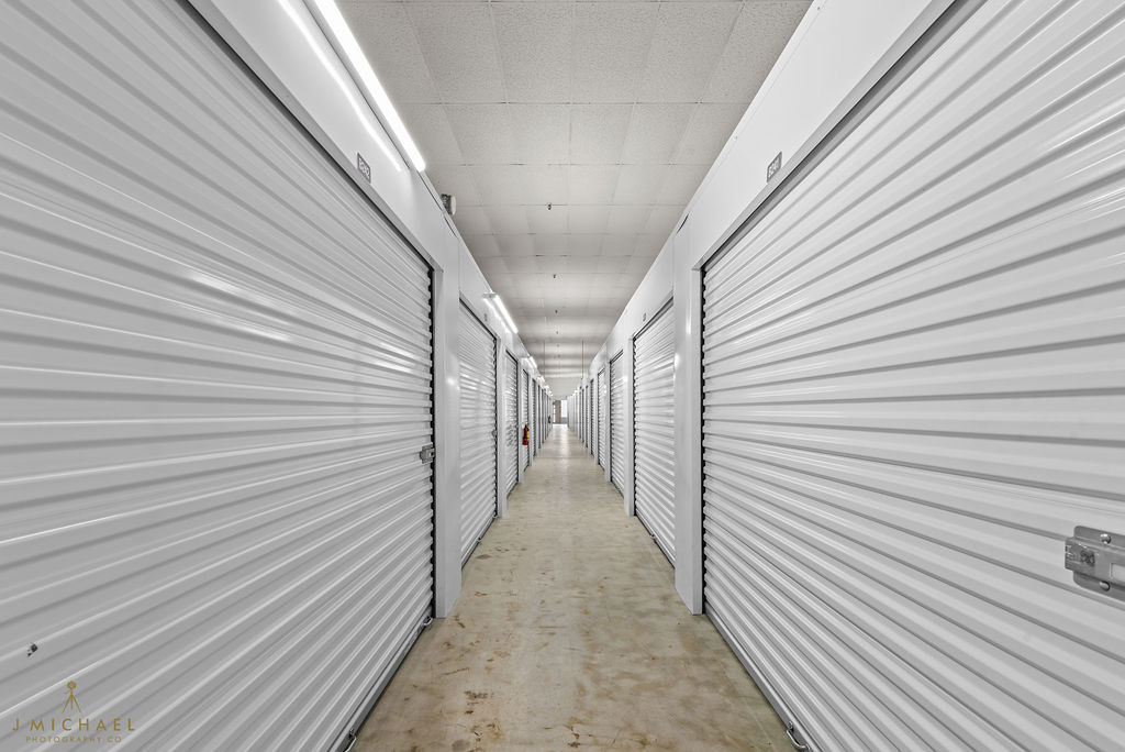 Hallway of Smart Units inside Shield Storage Centers showing 