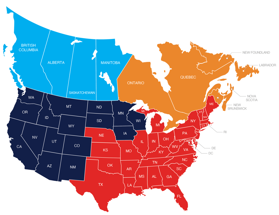 Janus International RS Territory Map