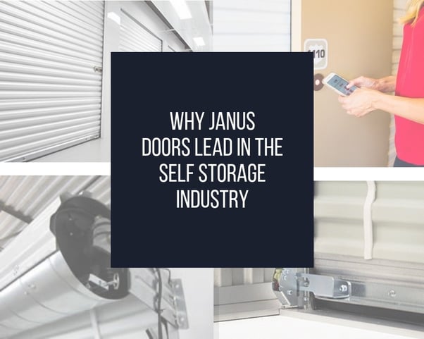 Janus self-storage doors are the best in the industry graphic