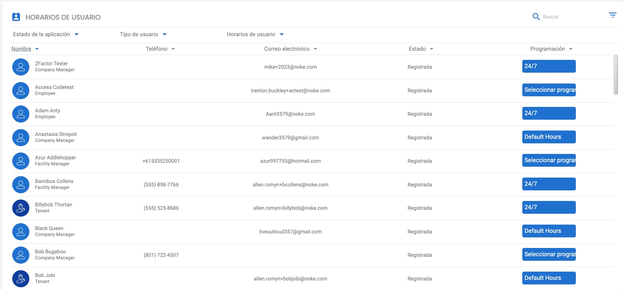 spanish bulk assign users