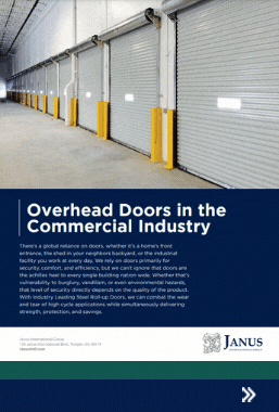 Commercial Door eBook - Site web CTA