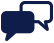 navy blue customer voice icon